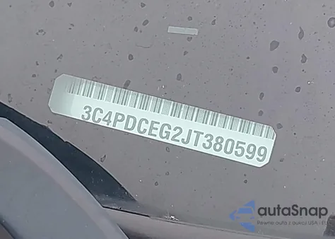 2018 Dodge Journey Gt z USA, uszkodzony, nr VIN 3C4PDCEG2JT380599